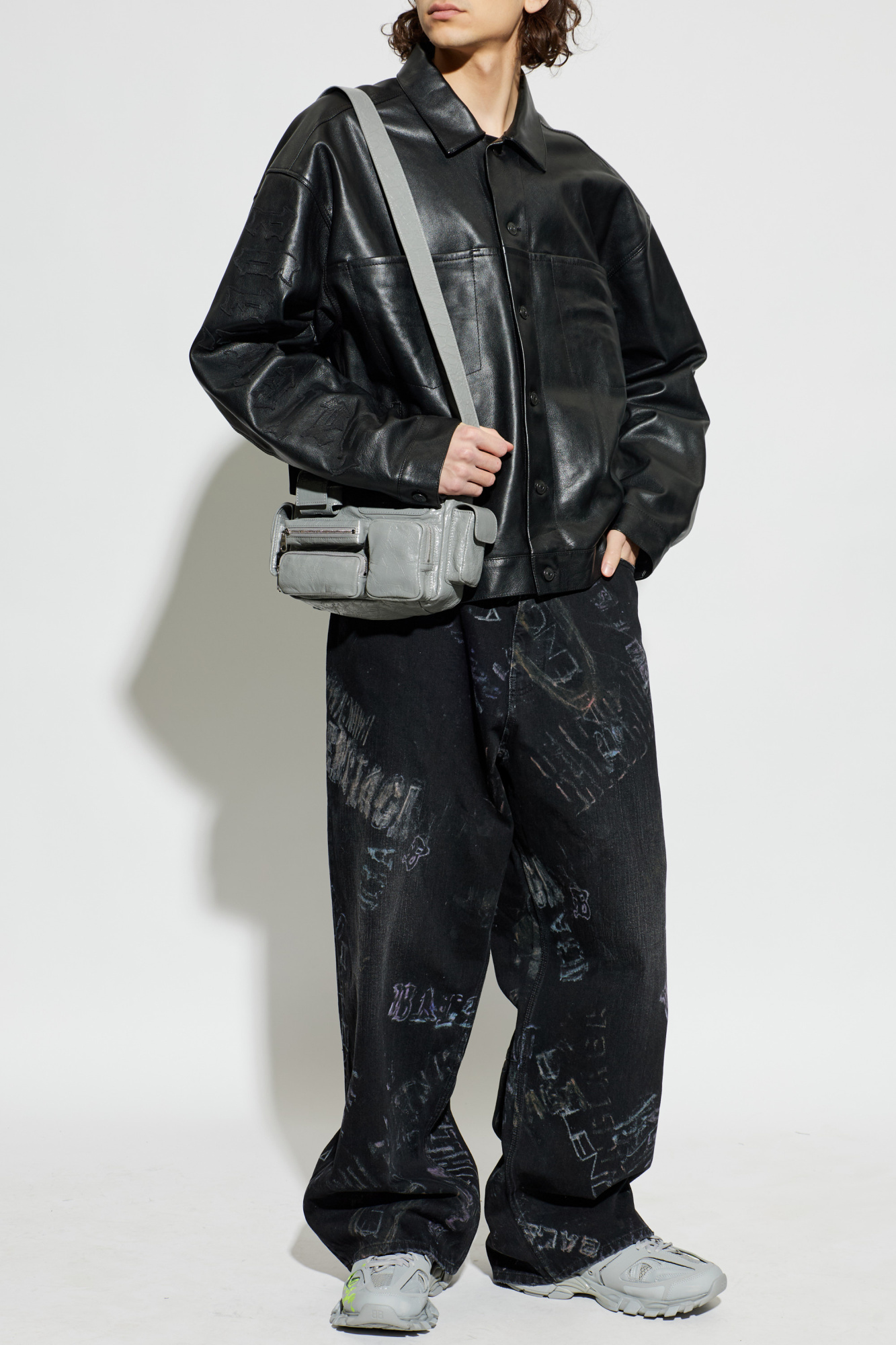 Balenciaga Leather jacket | Men's | Vitkac
